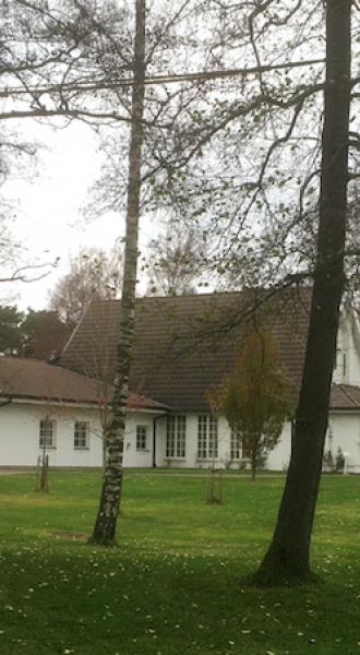 Church in the grounds of the venue for Sweden 2022 conference
